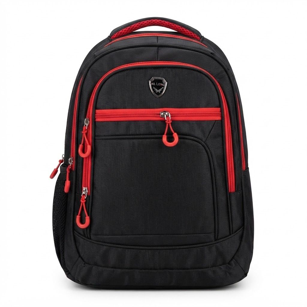 Black with Red Accents