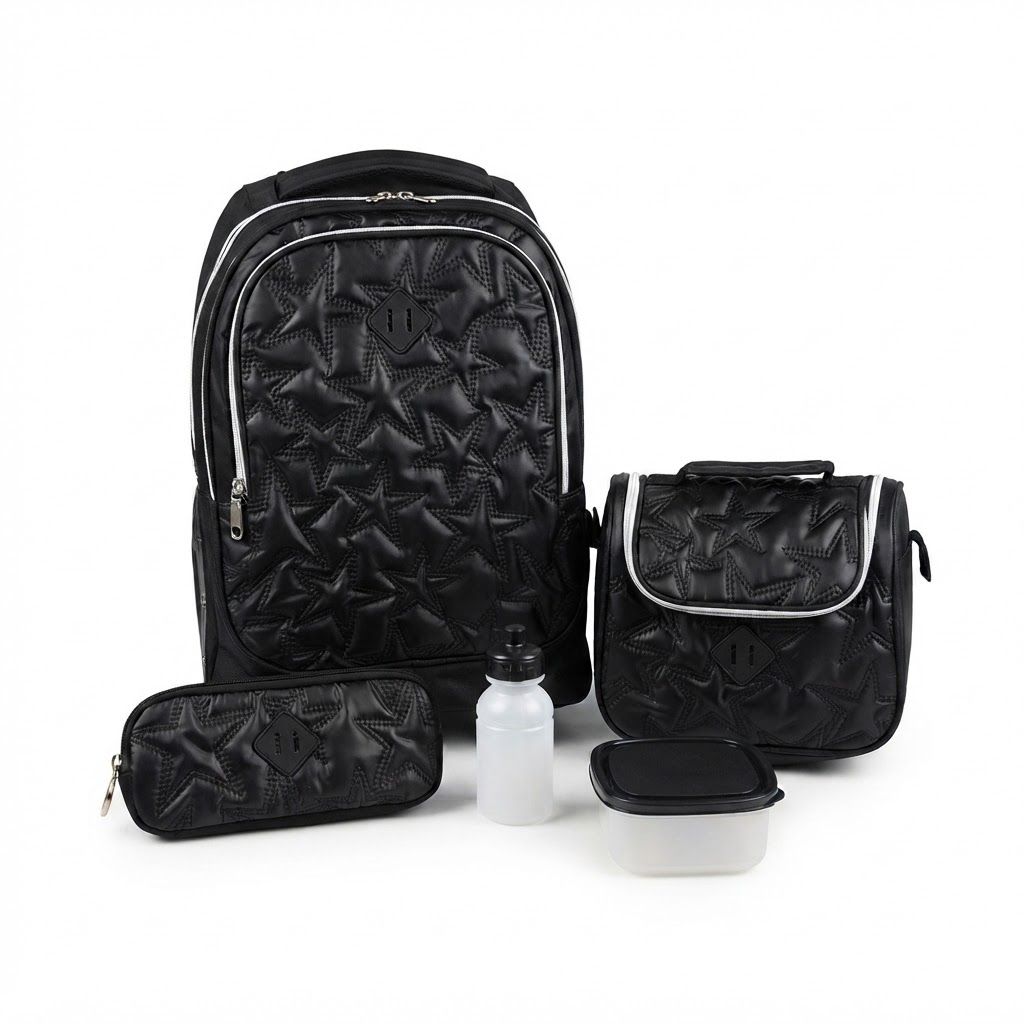 Classic Black (Star Pattern)