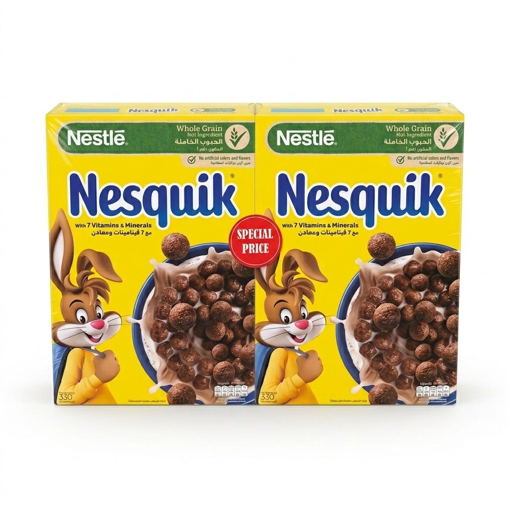 حبوب الإفطار نسكويك من نستله (2 × 330 غرام)