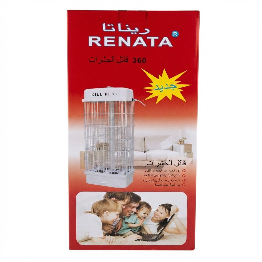 جهاز Renata الكهربائي لقتل الحشرات بتغطية 360 درجة (15 واط)