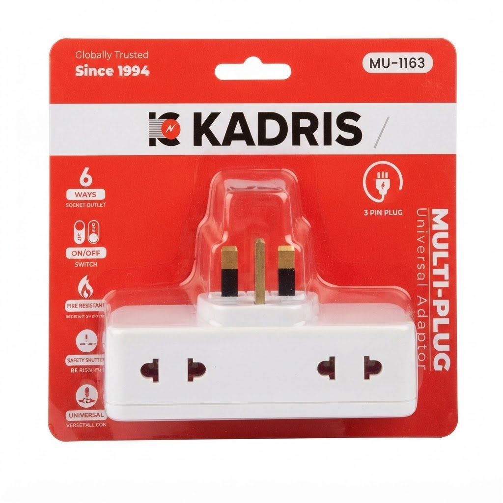 محول KADRIS الشامل متعدد المنافذ (6 منافذ) MU-1163