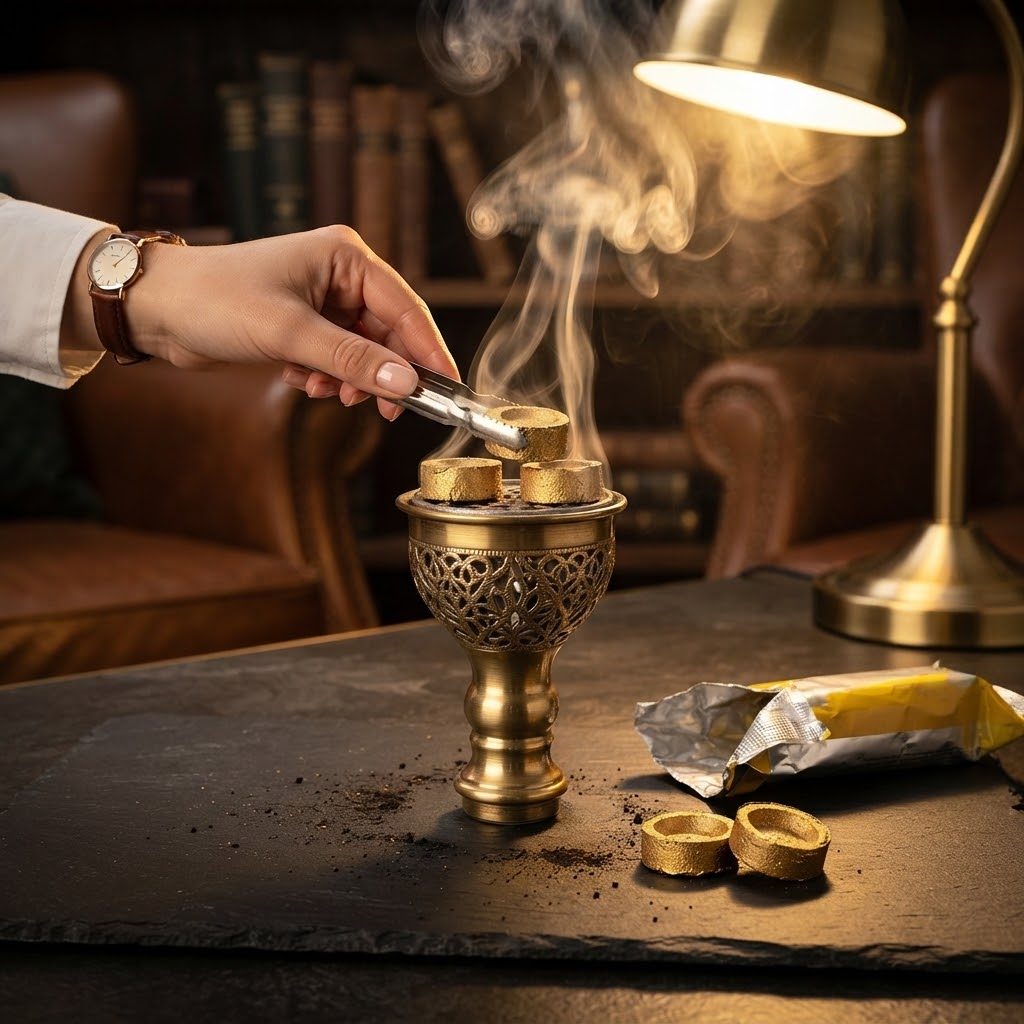أقراص فحم "غولدن كراون" سريعة الاشتعال للبخور (80 قطعة دائرية) 4