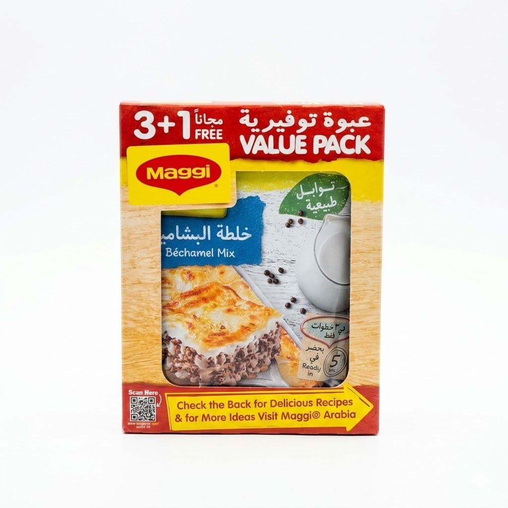 مزيج ماجي بشاميل (عبوة قيمة 3+1 مجانية)