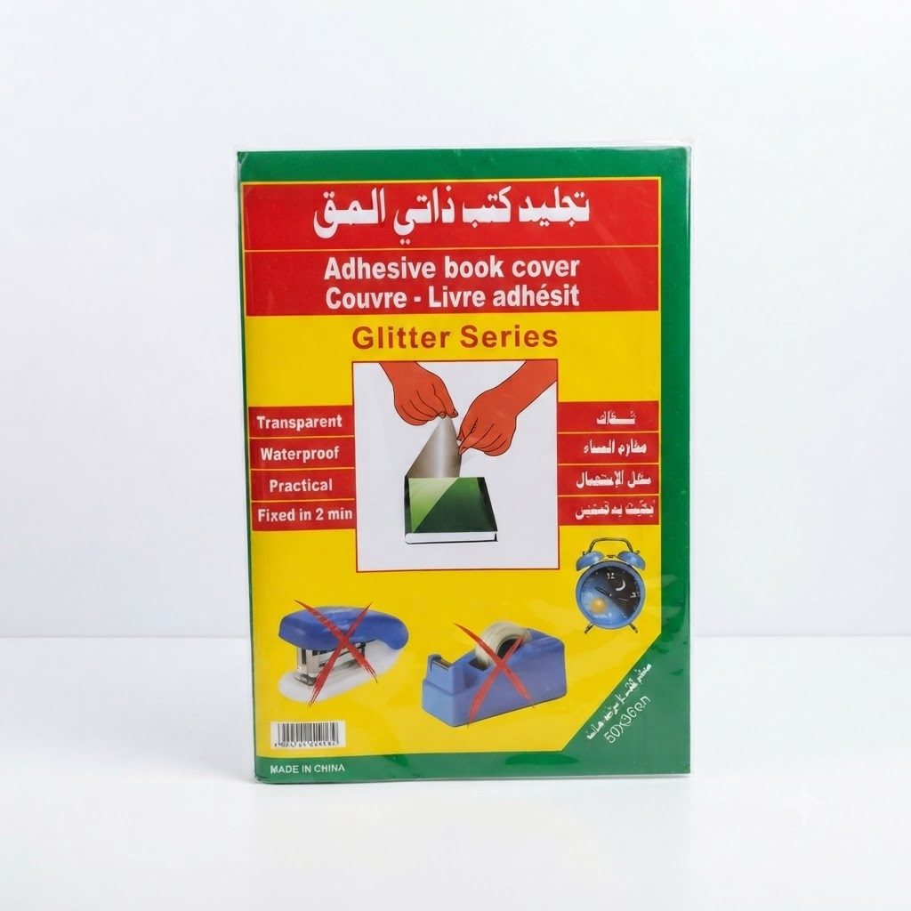 غلاف كتاب لاصق (50 × 36 سم)