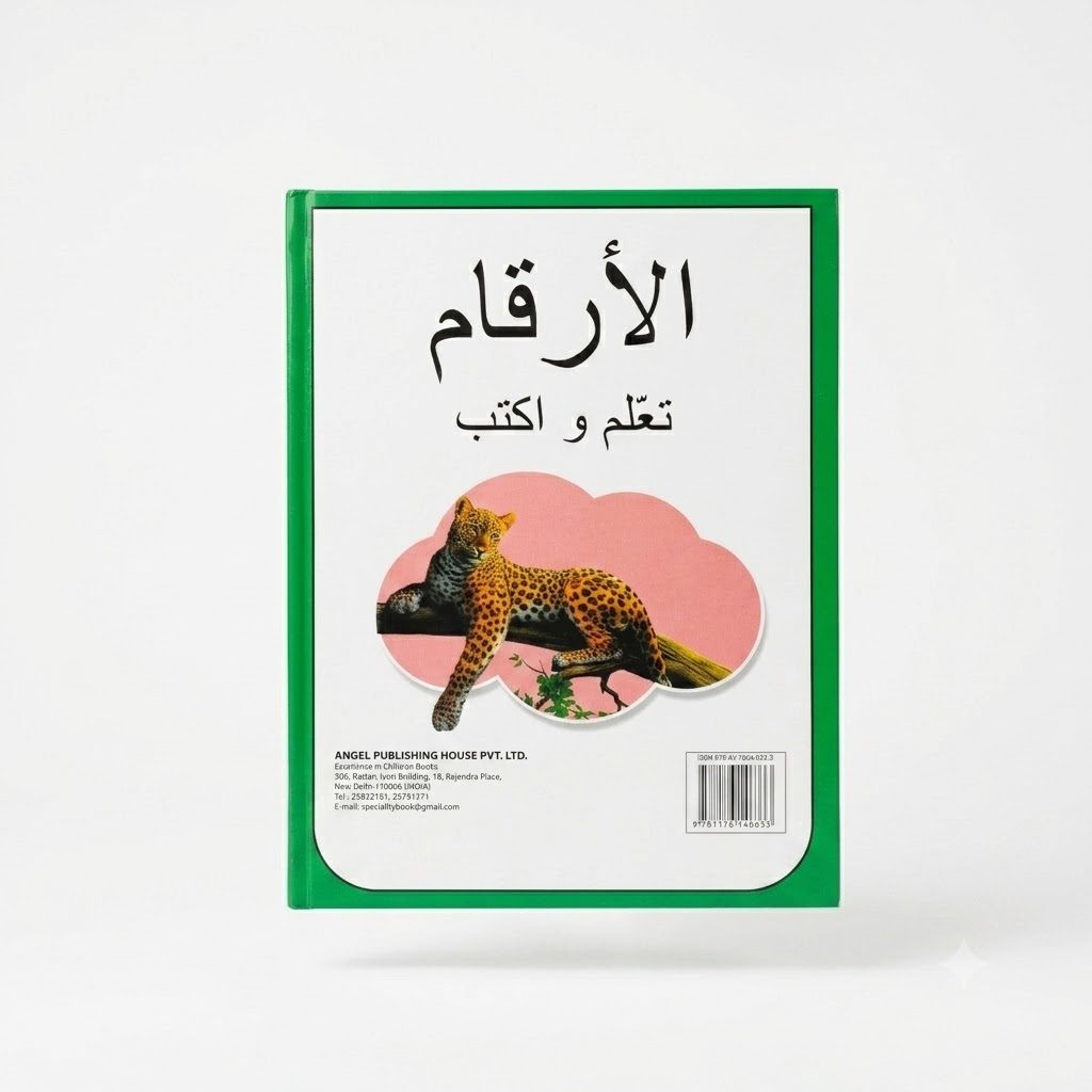كتاب تعليمي لتعلم وكتابة الأرقام العربية