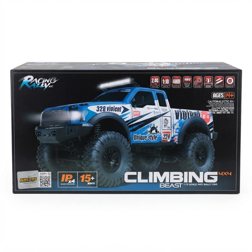 سيارة رالي تعمل بالتحكم عن بعد من نوع Climbing Beast بمقياس 1:10 (328 Violent)