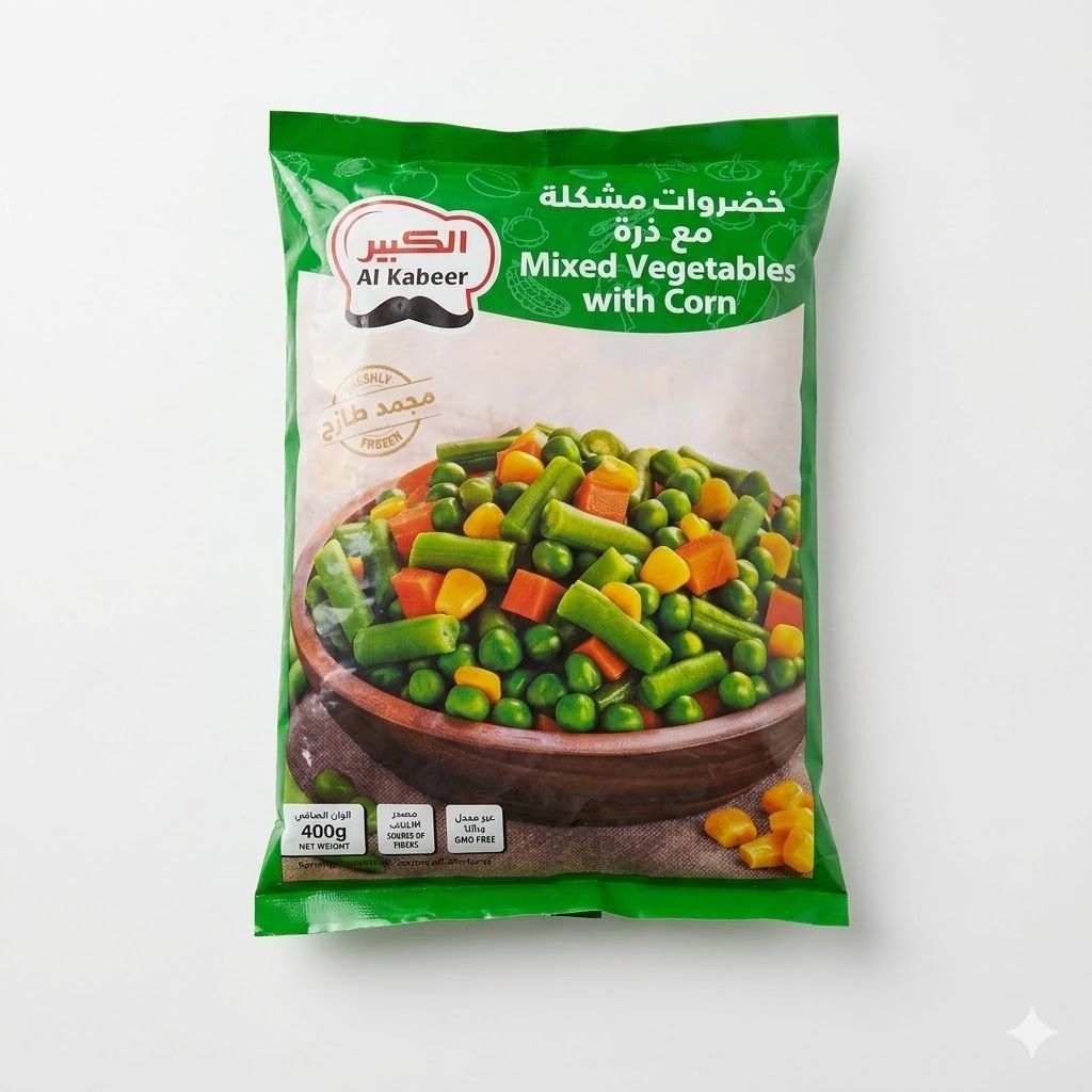خضروات مشكلة مع ذرة من الكابير (400 غرام)