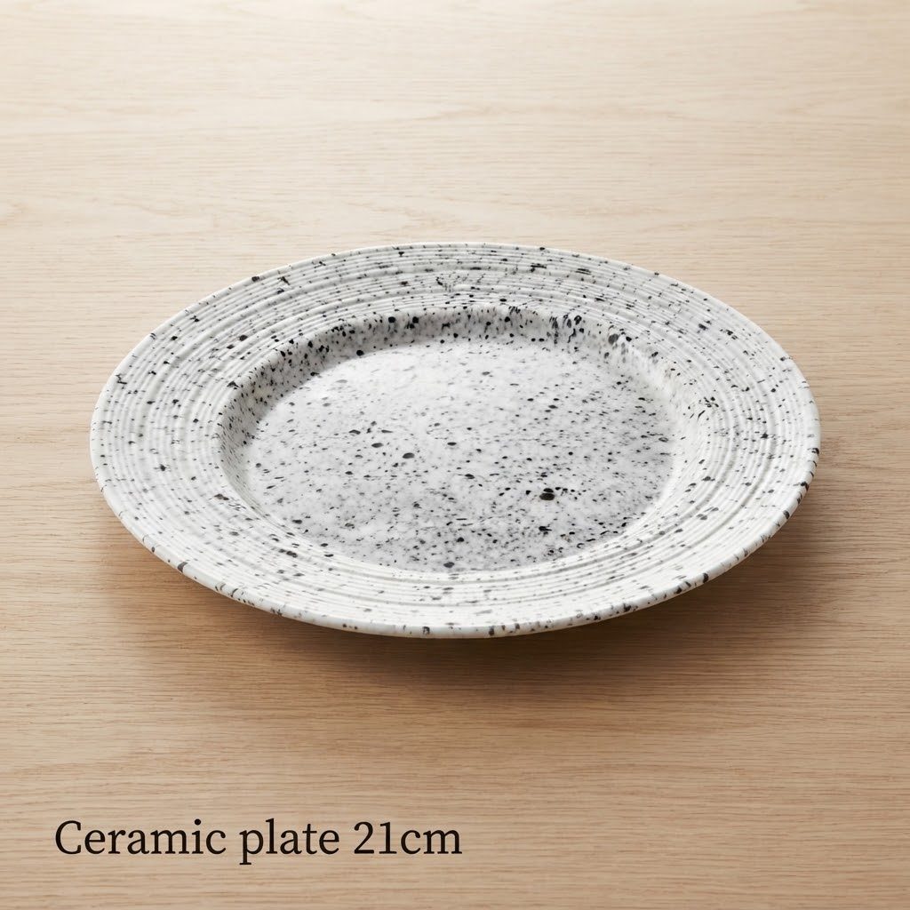 Ceramic Speckled Dinner Plate (21 cm) 2