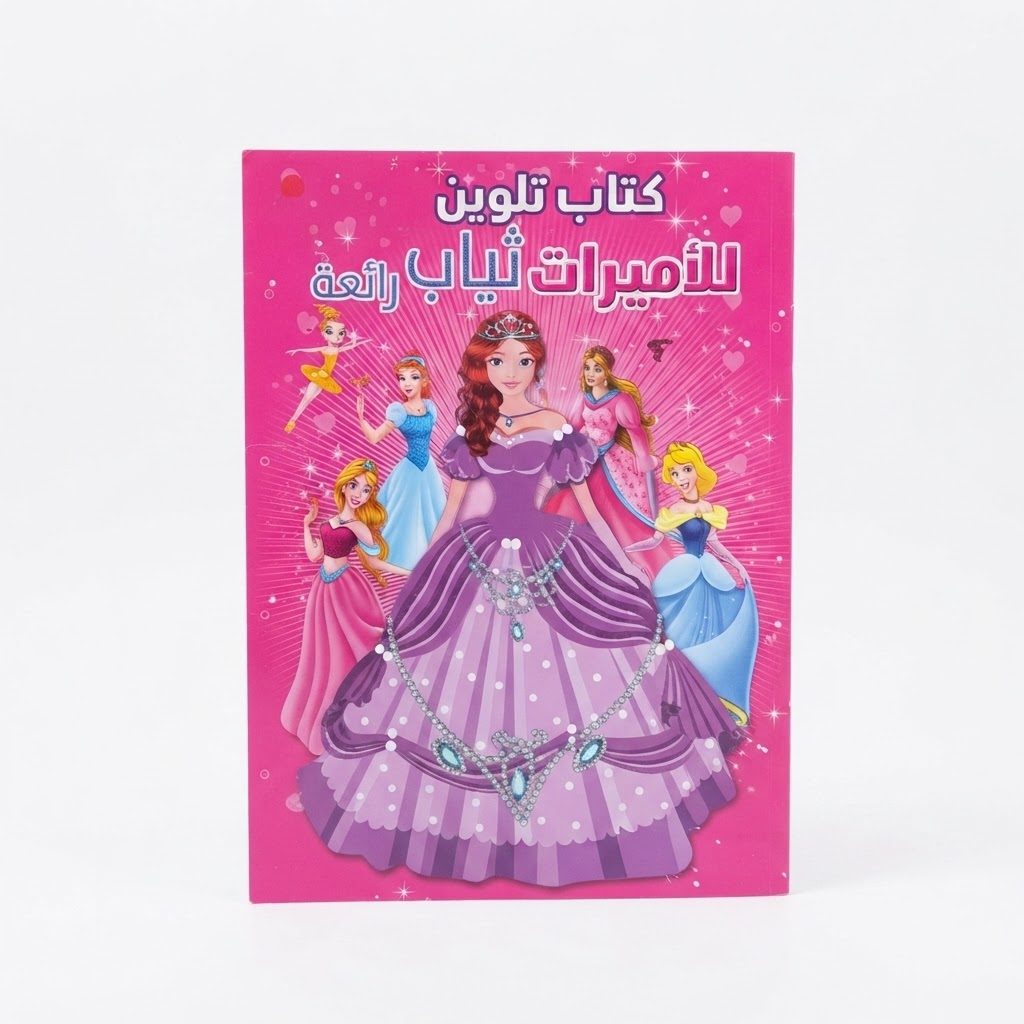 كتاب تلوين الأميرة العربية (كتاب جيريرات ثياب رائعة)