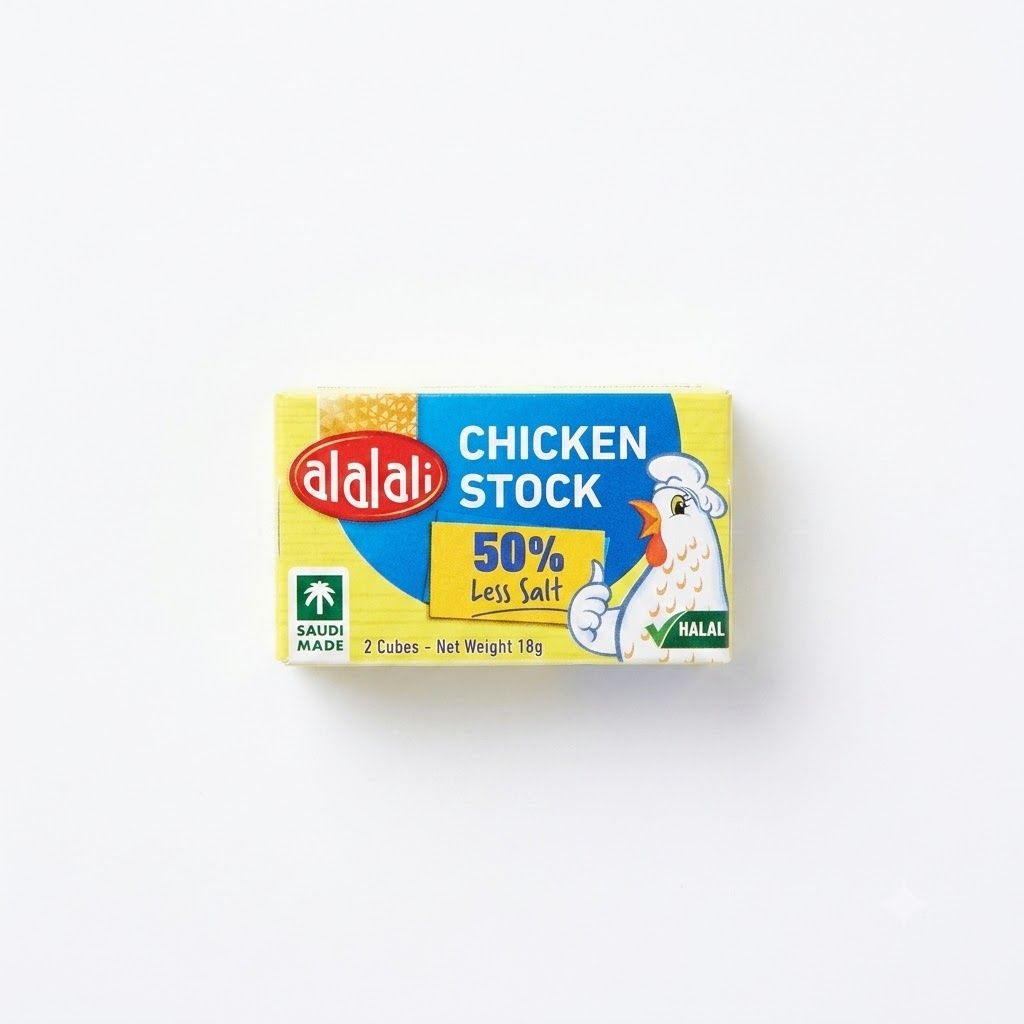 مرق دجاج العلالي (ملح أقل بنسبة 50%)