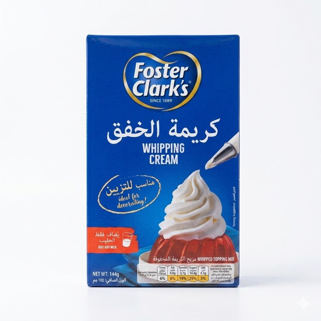 مزيج كريمة الخفق من فوستر كلارك (144 غرام)