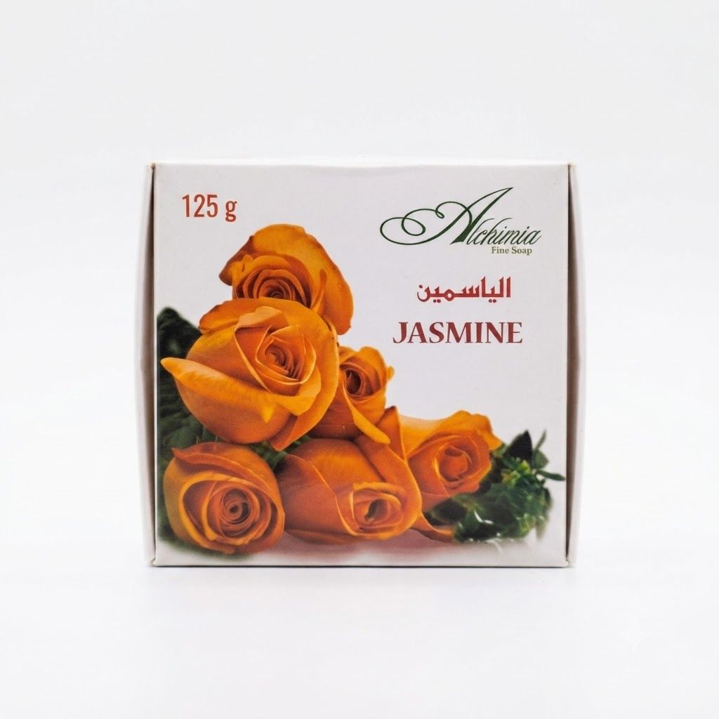 صابون ألكيميا الفاخر - الياسمين، 125 غرام