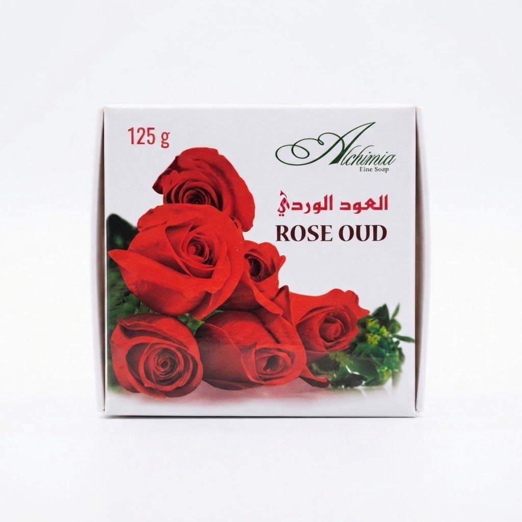 صابون ألكيميا الفاخر - ورد وعود، 125 غرام