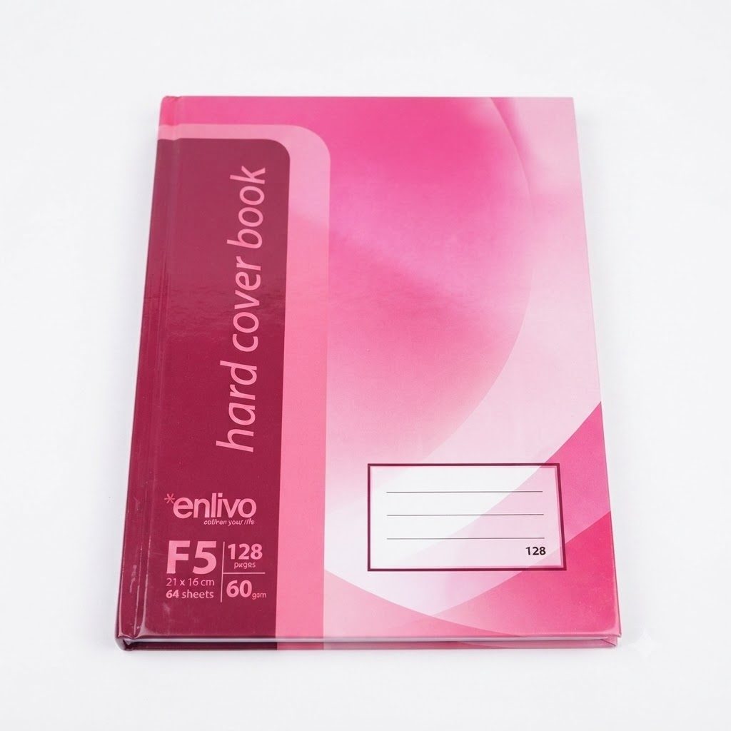 كتاب Enlivo F5 ذو غلاف مقوى - 128 صفحة