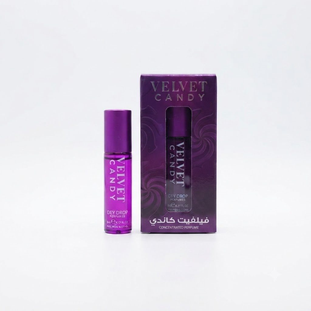 عطر دي دروب المركز برائحة حلوى المخمل - 5 مل