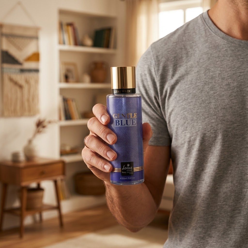 لوتس الوادي "جنتل بلو" (Gentle Blue) - بخاخ معطر للجسم للرجال - 250 مل 3