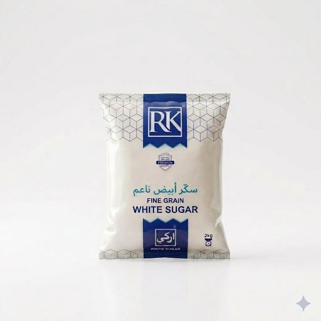 ارتقِ بمستوى طهيك وخبزك اليومي مع حلاوة سكر RK Premium الأبيض الناعم. يُكرّر هذا السكر الأبيض المحبب بعناية فائقة ويُعالج بدقة متناهية ليحقق أعلى معايير النقاء، ويتميز ببلورات لامعة ومتجانسة خالية من الشوائب الخارجية. يتميز بقوامه الانسيابي الذي يسهل استخدامه، حيث يذوب بسلاسة وسرعة في مشروبات الشاي الصباحية الدافئة والقهوة المثلجة والعجائن المخلوطة دون ترك أي رواسب. يُعد هذا السكر عنصرًا أساسيًا لا غنى عنه في أي منزل، حيث توفر هذه العبوة الاقتصادية بوزن 2 كجم الأداء الموثوق اللازم لتحضير معجنات رقيقة، وشراب غني، وحلويات منزلية، وصلصات مالحة متوازنة.