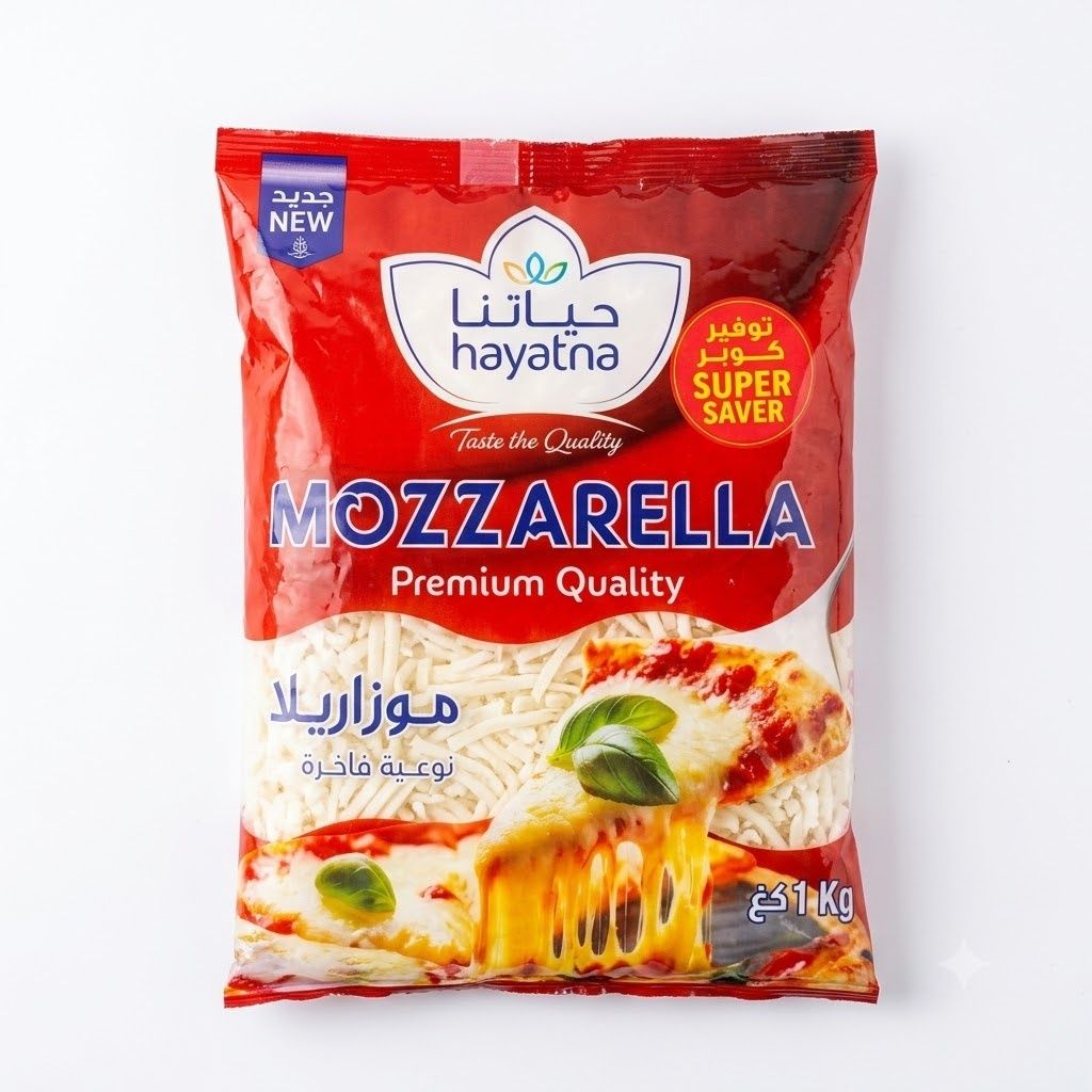 جبنة حياة موزاريلا عالية الجودة - 1 كجم
