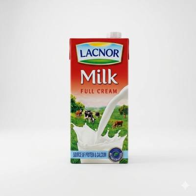 حليب لاكنور كامل الدسم، 1 لتر