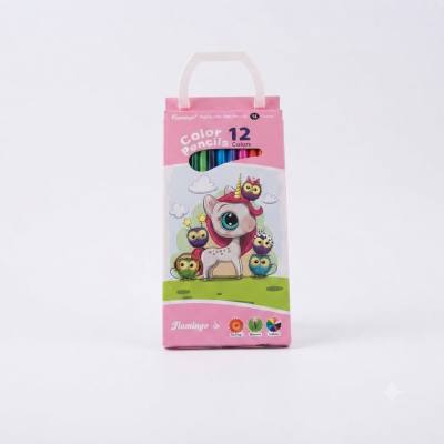 أقلام تلوين فلامينغو (12 لونًا)