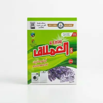مسحوق غسيل الملابس الأوتوماتيكي من العملاق، برائحة اللافندر، 2.5 كجم