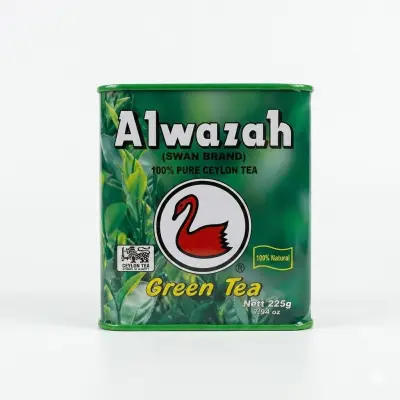 شاي الوزه (ماركة سوان) – شاي سيلاني أخضر نقي 100%، 225 غرام
