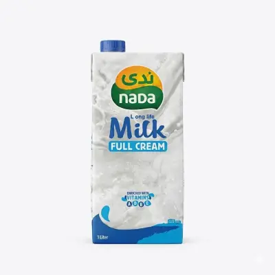 حليب ندى كامل الدسم طويل الأجل، 1 لتر