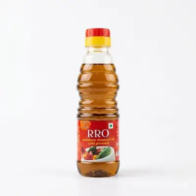 زيت الخردل الممتاز المعصور على البارد من RRO، 200 مل