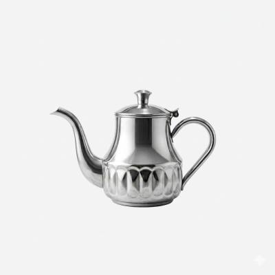 إبريق شاي أنيق من الفولاذ المقاوم للصدأ – 0.9 لتر