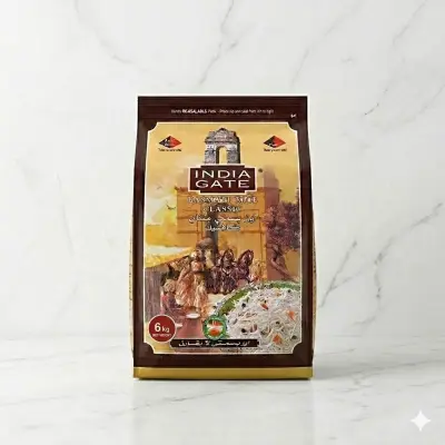 أرز إنديا جيت كلاسيك بسمتي - أرز عطري طويل الحبة معتق أصيل، 6 كجم