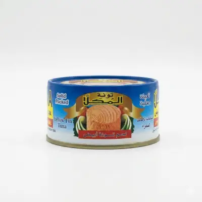 المكلا تونة ذات زعانف صفراء صلبة (185 جم)
