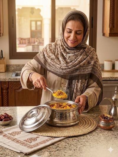 حافظة طعام (سخان) ستانلس ستيل سعة 2.0 لتر - قدر حراري بتصميم "منقوش" يدوي مع غطاء محكم