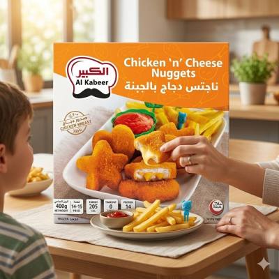 قطع دجاج بالجبنة من الكابير (400 غرام)