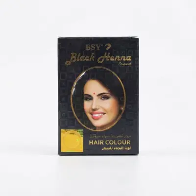 صبغة شعر أصلية من بي إس واي بالحناء السوداء