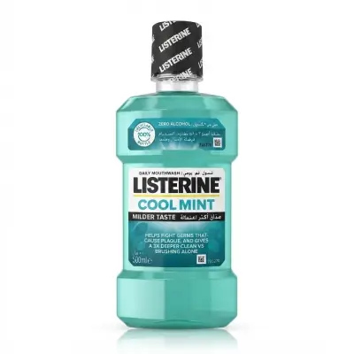 غسول فم بنكهة النعناع المنعش الألطف من Listerine – ٥٠٠ مل