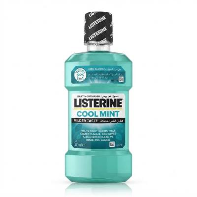 غسول فم بنكهة النعناع المنعش الألطف من Listerine – ٥٠٠ مل