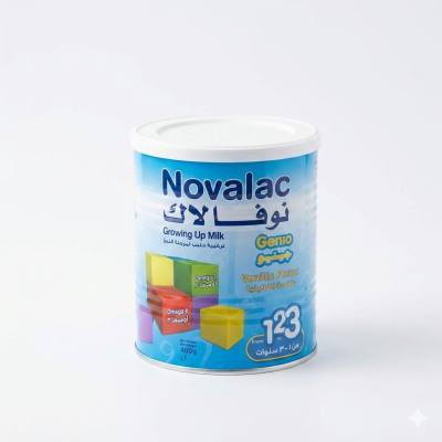 حليب نوفالاك جينيو للأطفال (بنكهة الفانيليا، 400 غرام)