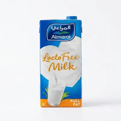 حليب المراعي كامل الدسم خالي من اللاكتوز 1 لتر