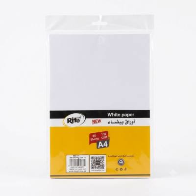 عبوة ورق أبيض من رايت A4 - 60 ورقة، 150 غرام/متر مربع