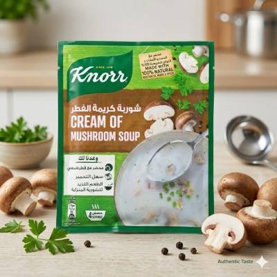 شوربة كريمة الفطر من كنور ٥٣ غرام