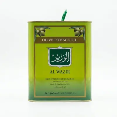 الوزير مزيج فاخر من زيت ثفل الزيتون المكرر وزيت الزيتون البكر - 2 لتر