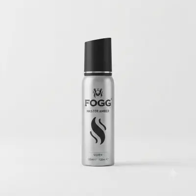 بخاخ الجسم المعطر برائحة العنبر الفضي من فوج ماستر (120 مل)