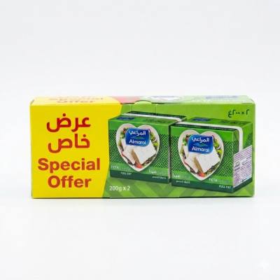 جبنة الفيتا كاملة الدسم من المراعي - عرض خاص (2 × 200 غرام)