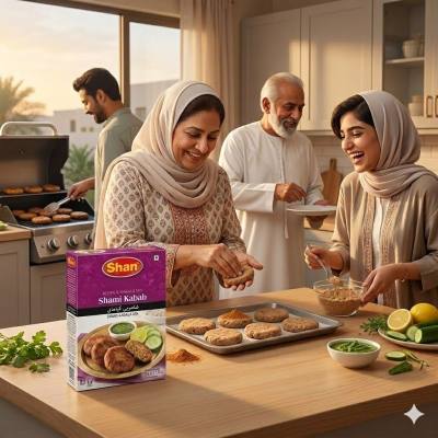وصفة شان شامي كباب ومزيج ماسالا - توابل لذيذة أصلية، 50 غرام
