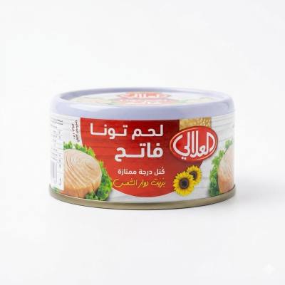 تونة العلالي الممتازة قليلة اللحم في زيت دوار الشمس (170 غرام)