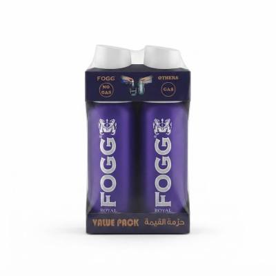 عبوة اقتصادية من بخاخ الجسم العطري FOGG Royal (2 × 120 مل)