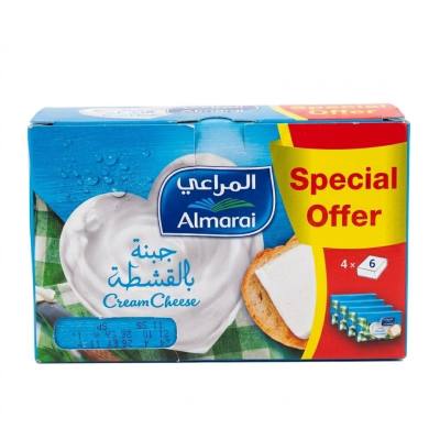 جبنة المراعي الكريمية (4 × 6 حصص)