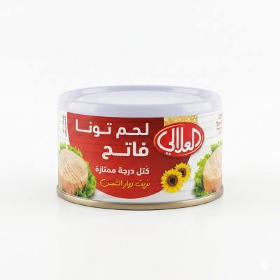 تونة العلالي الممتازة قليلة اللحم في زيت دوار الشمس (85 جم)