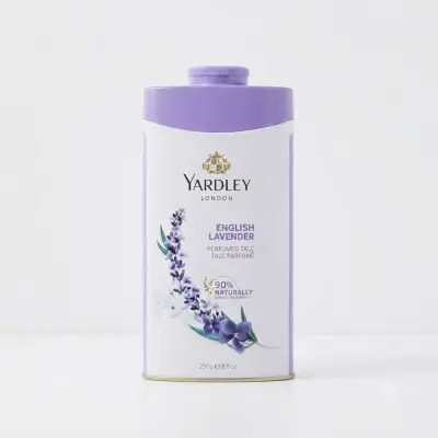 بودرة التلك المعطرة برائحة اللافندر الإنجليزي من ياردلي لندن (250 غرام)