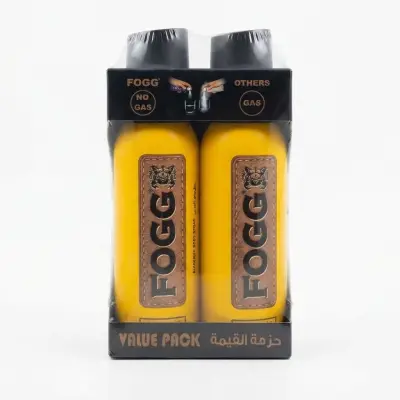 عبوة اقتصادية من بخاخ الجسم المعطر للرجال من FOGG Dynamic (2 × 120 مل)